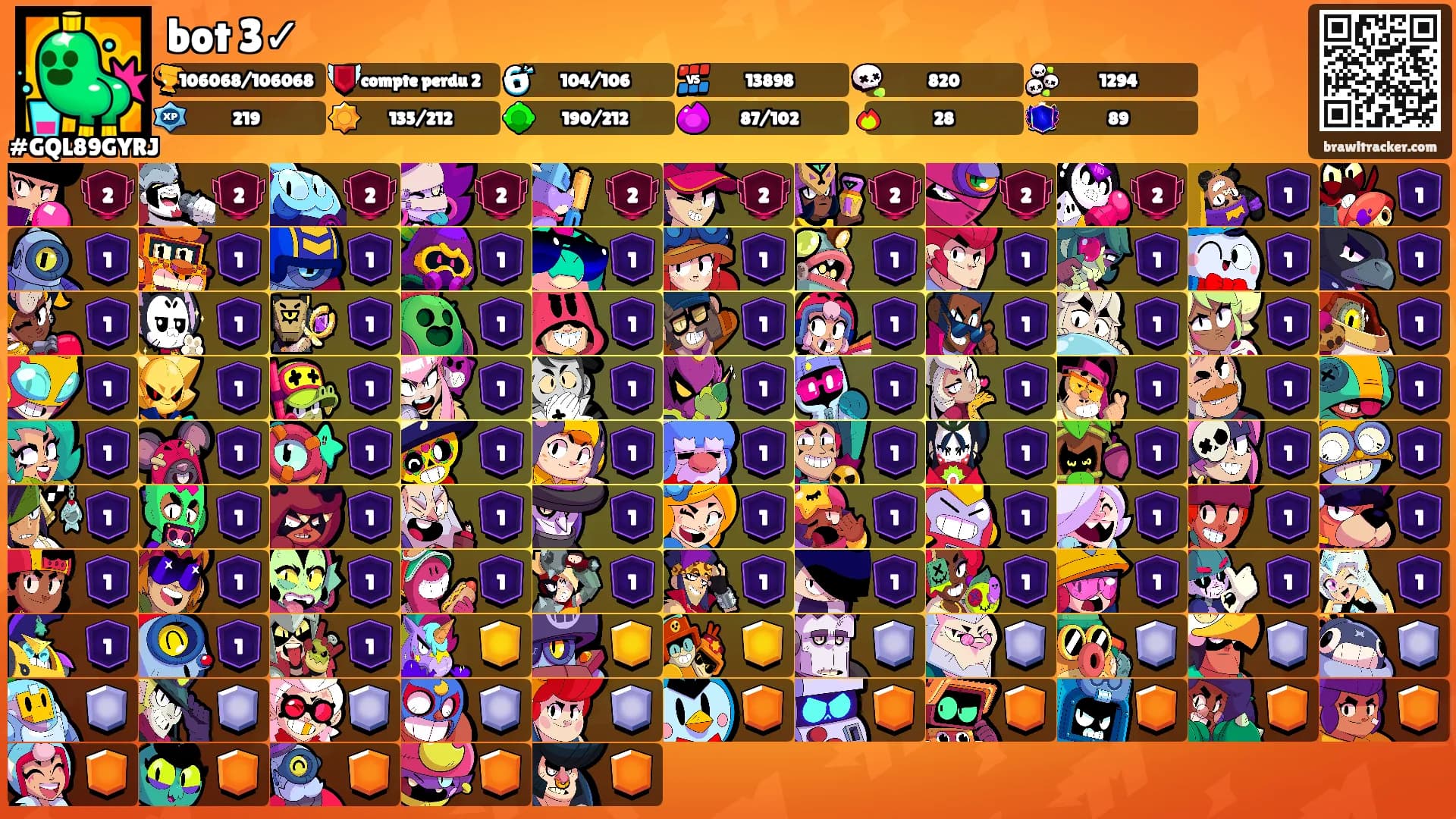 bot 3✓'s Ranks