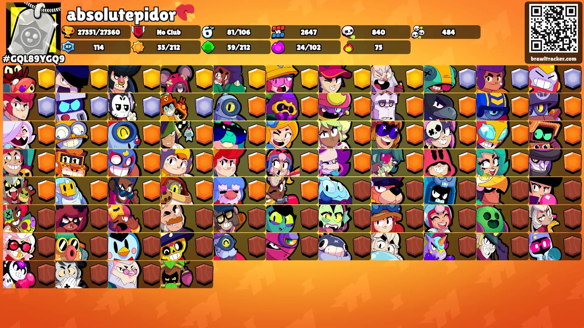 absolutepidor💘's Ranks