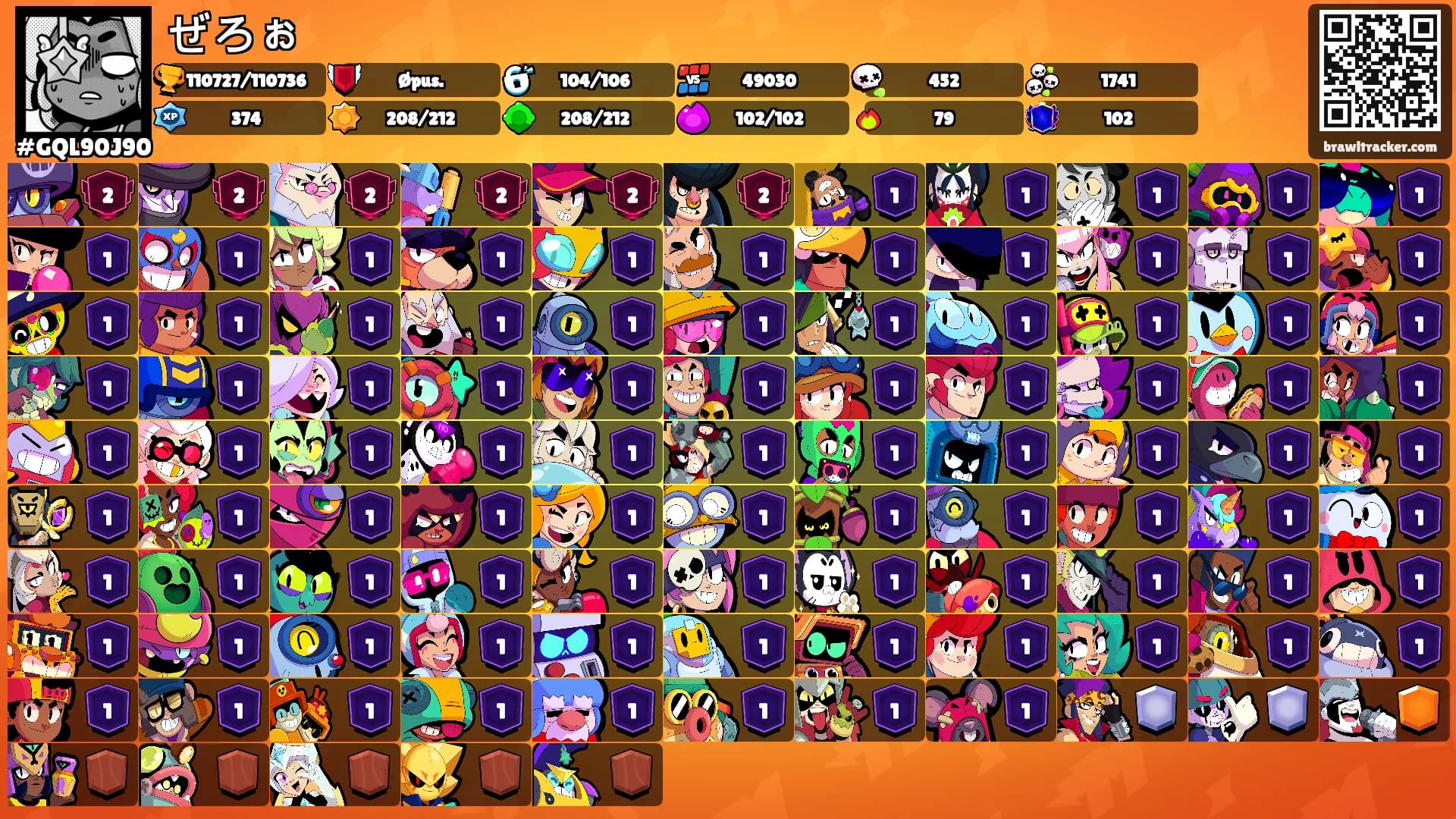 ぜろぉ's Ranks