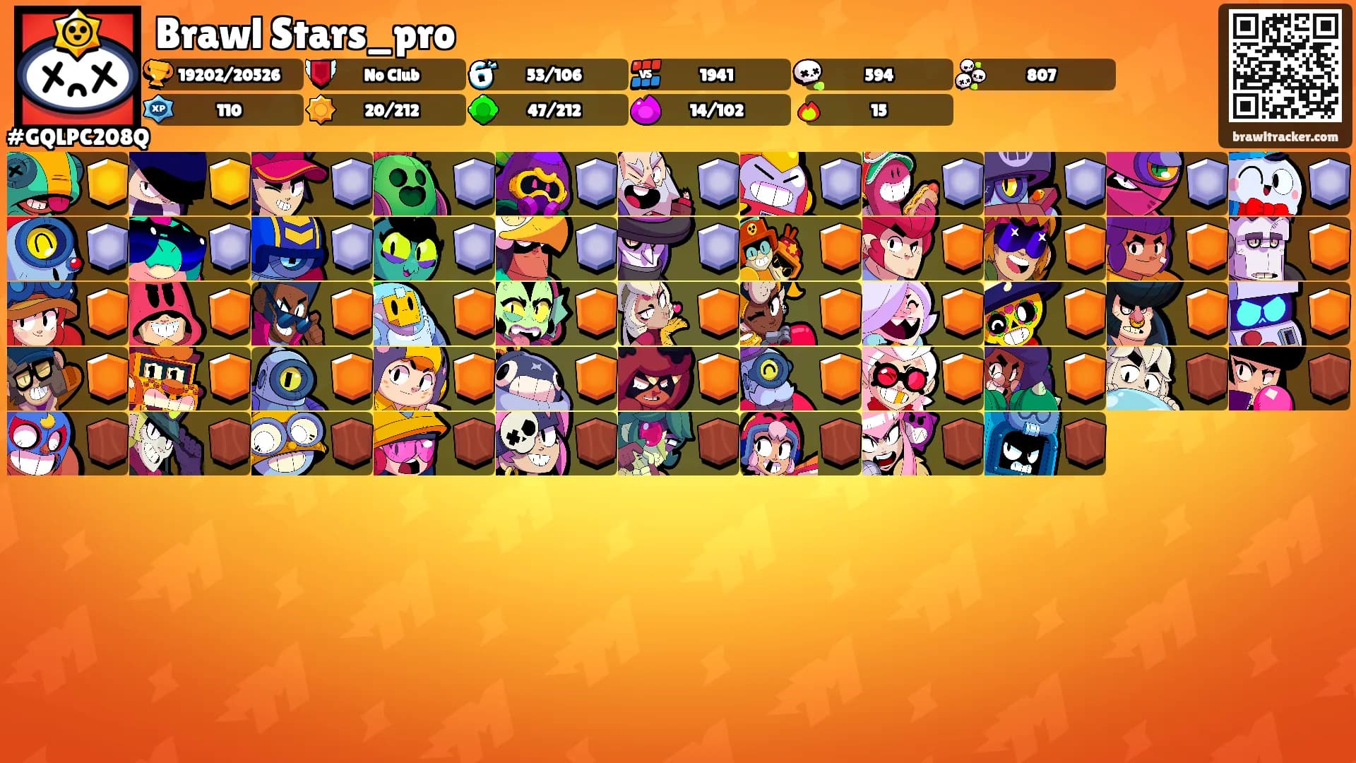 Brawl Stars_pro's Ranks