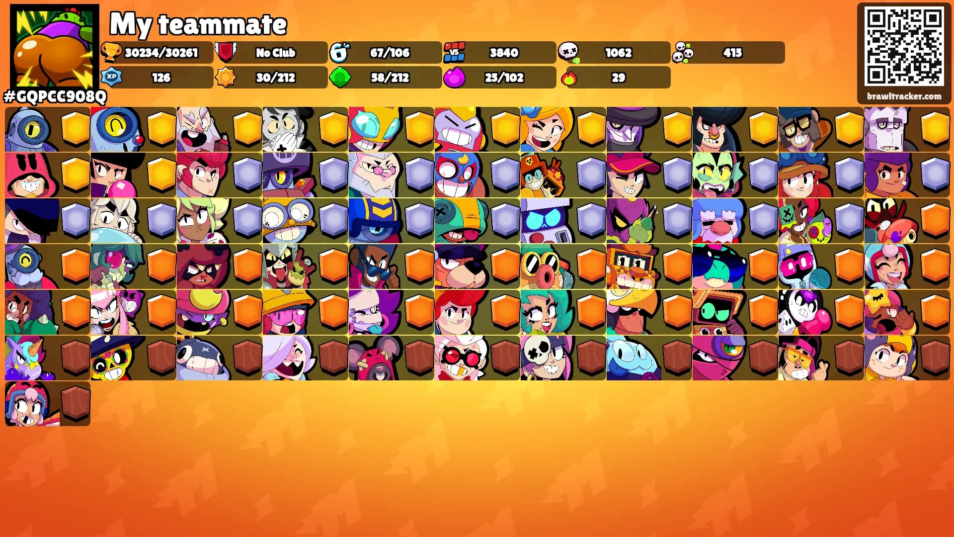 My teammate's Ranks