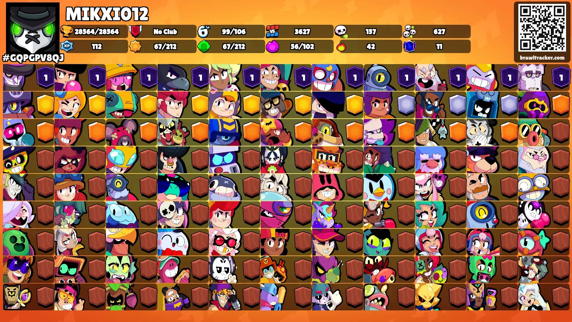 MIKXI012's Ranks