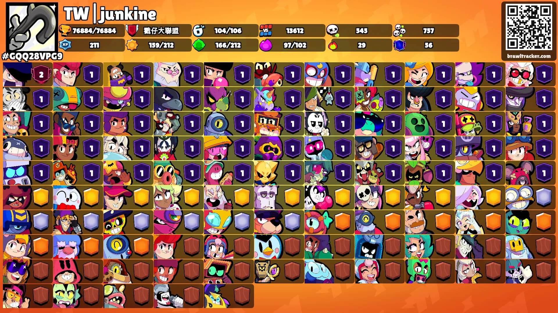 TW|junkine's Ranks