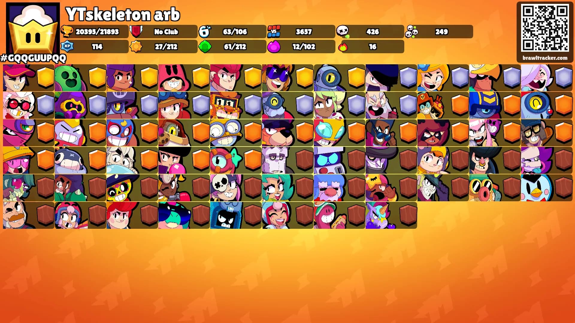 YTskeleton arb's Ranks