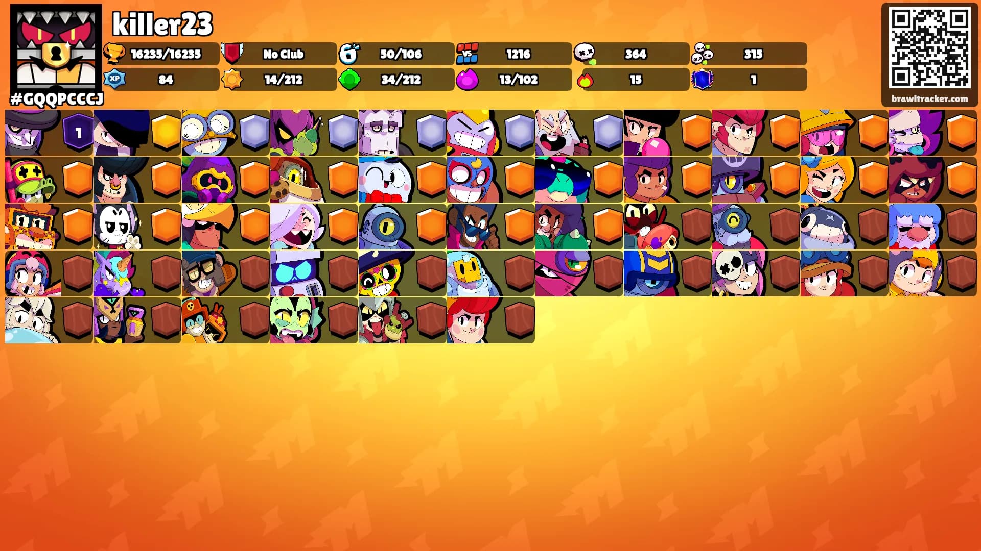 killer23's Ranks