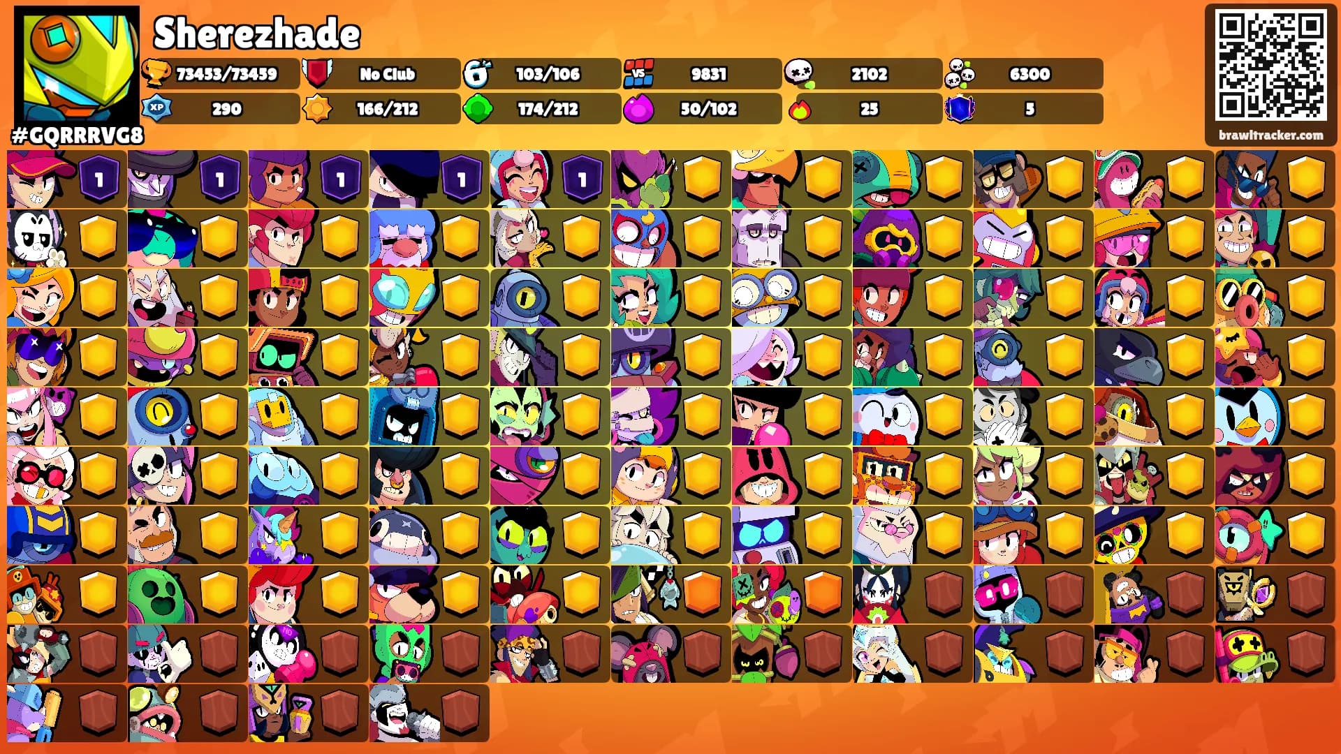 Sherezhade's Ranks