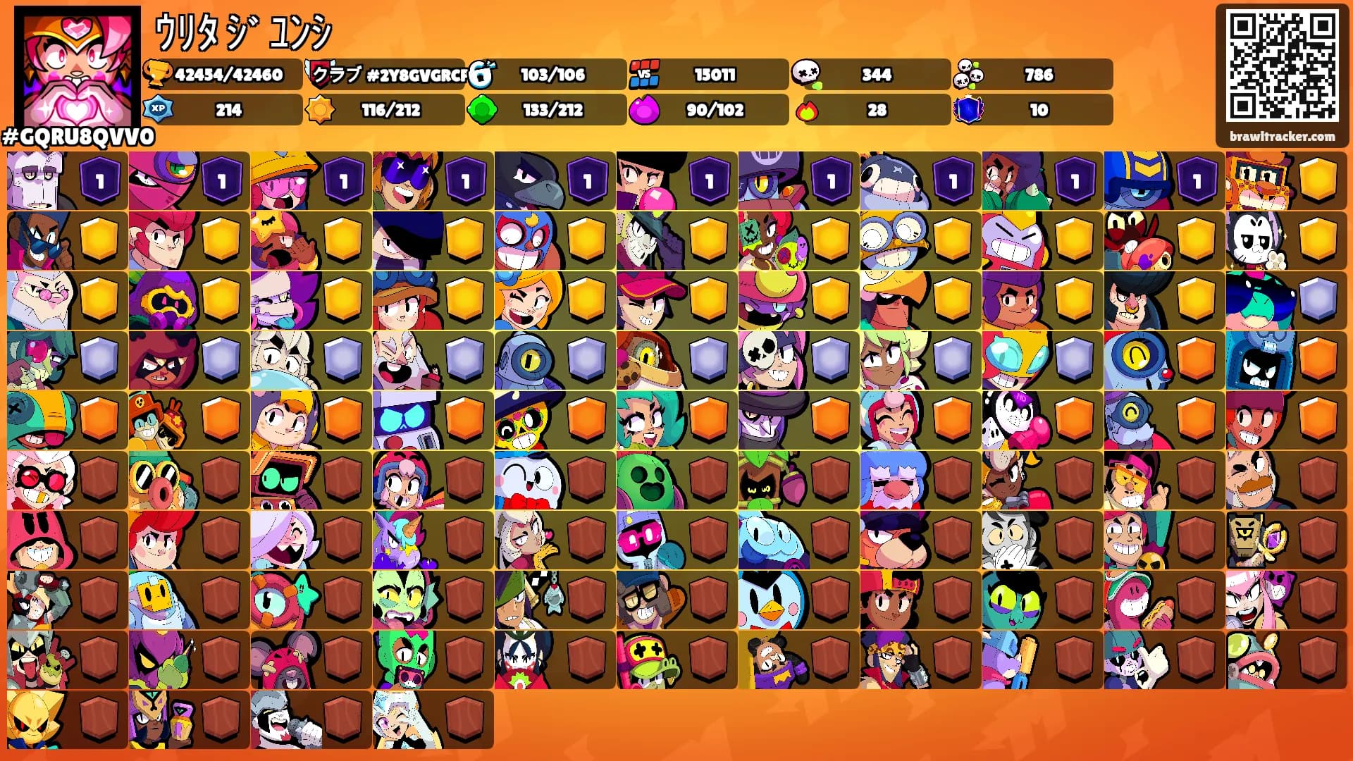 ｳﾘﾀ ｼﾞｭﾝｼ's Ranks