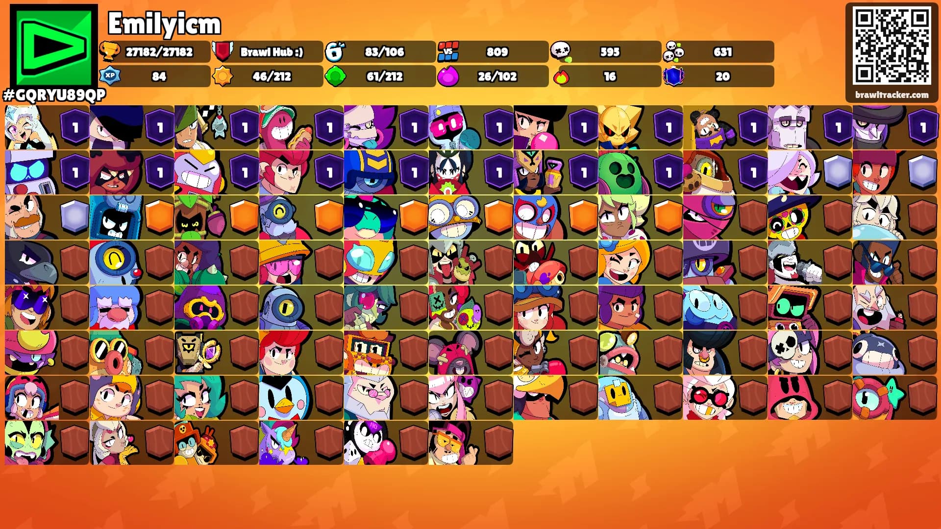 Emilyicm's Ranks
