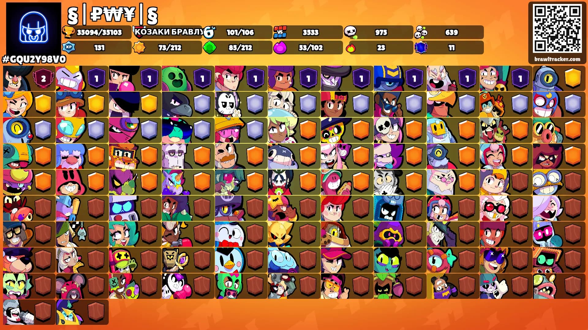 §|₽₩¥|§'s Ranks