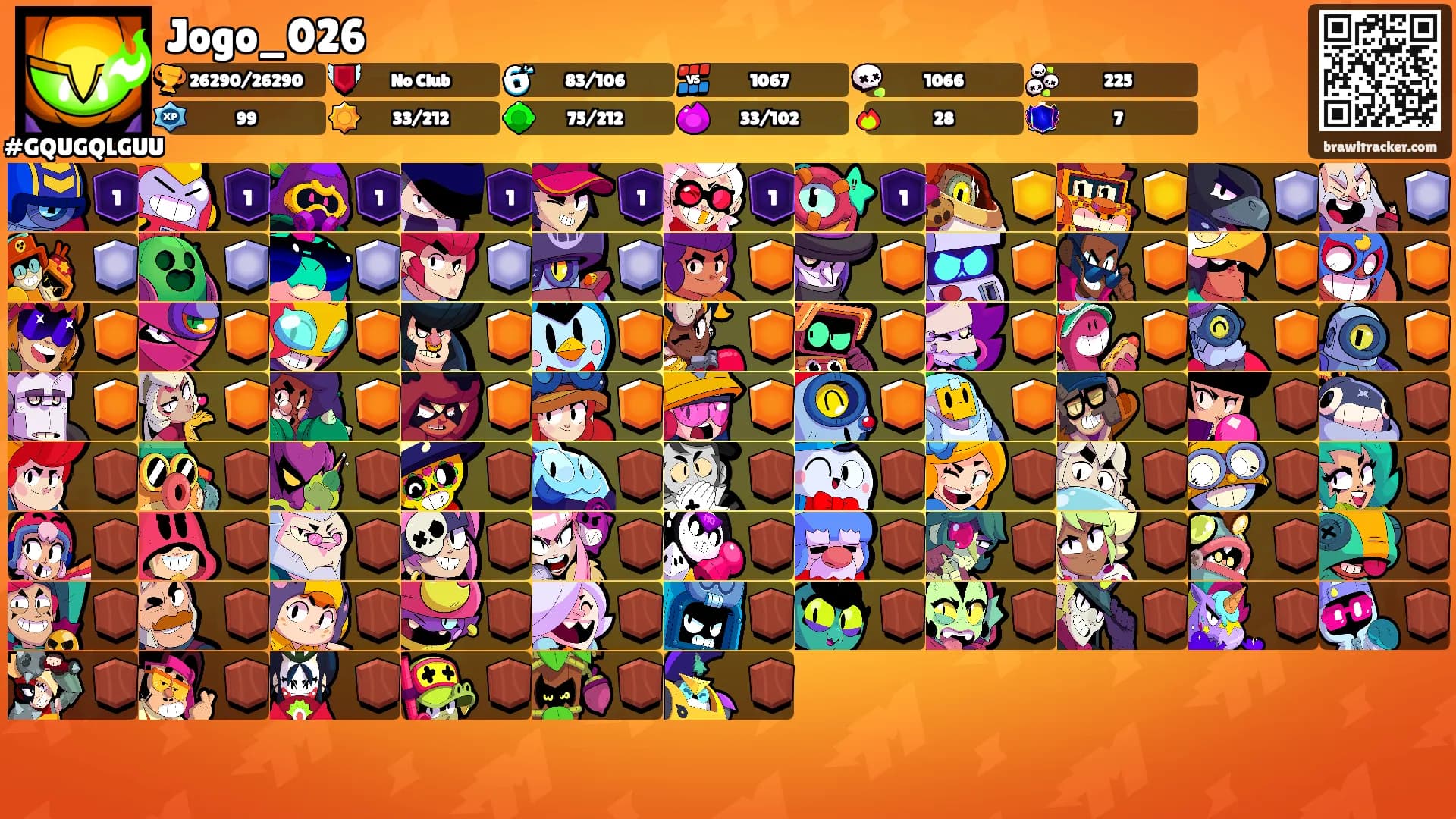 Jogo_026's Ranks
