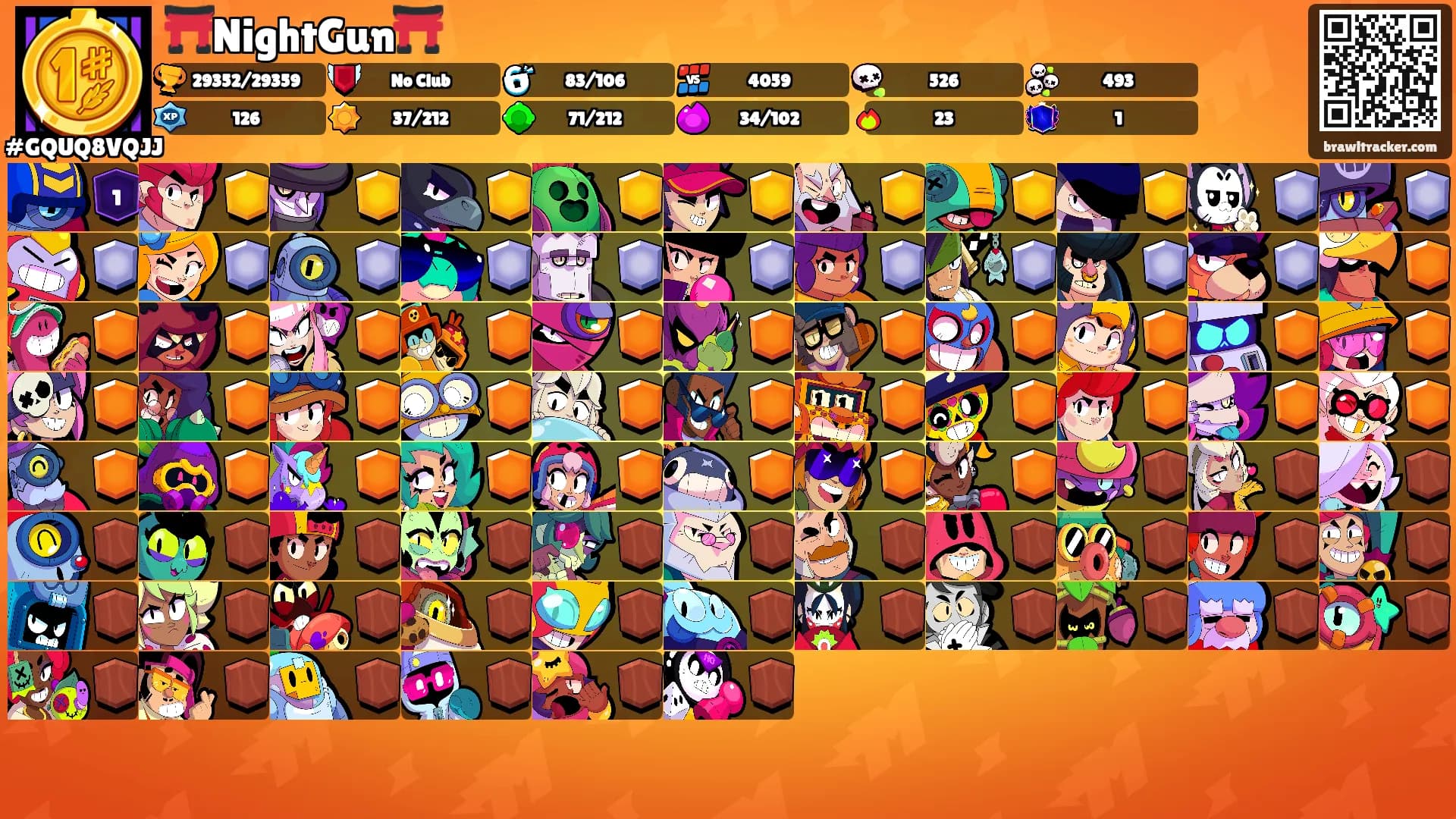 ⛩️NightGun⛩️'s Ranks
