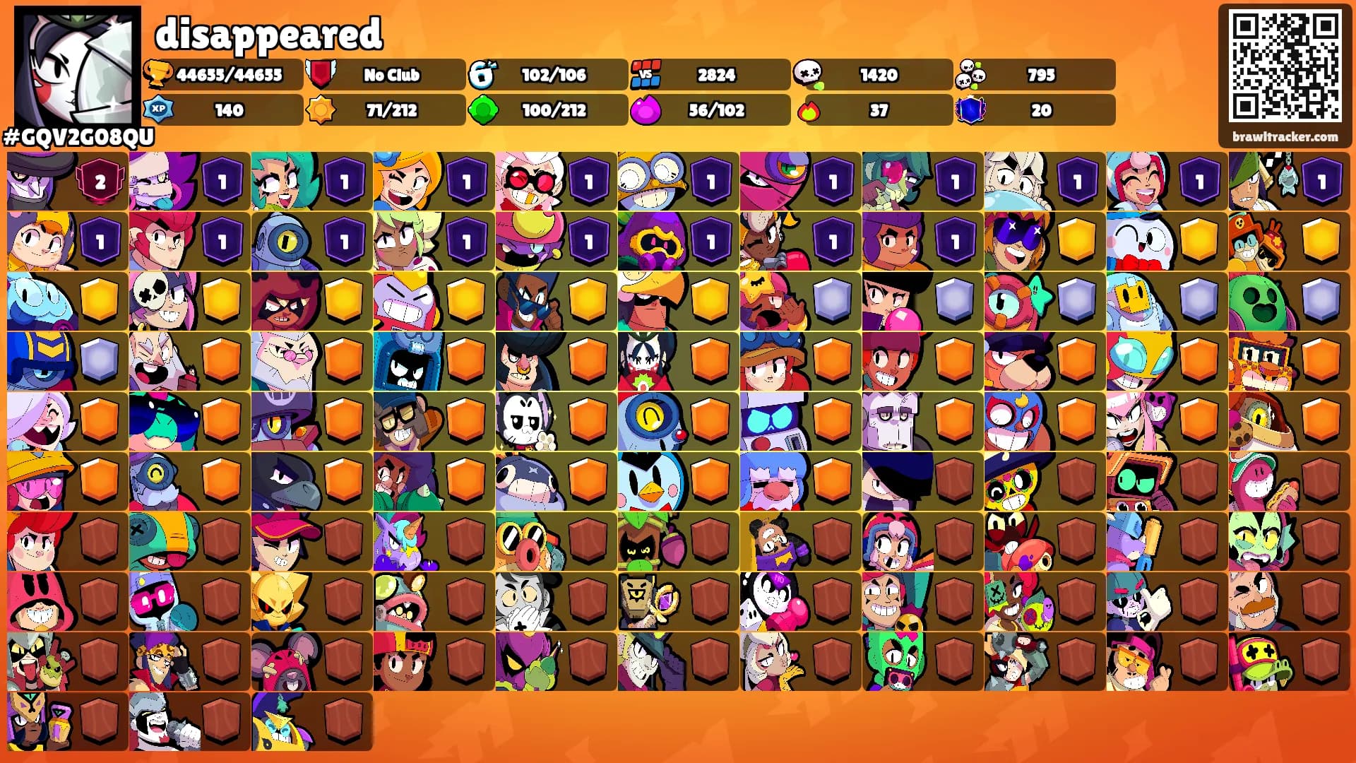 disappeared's Ranks