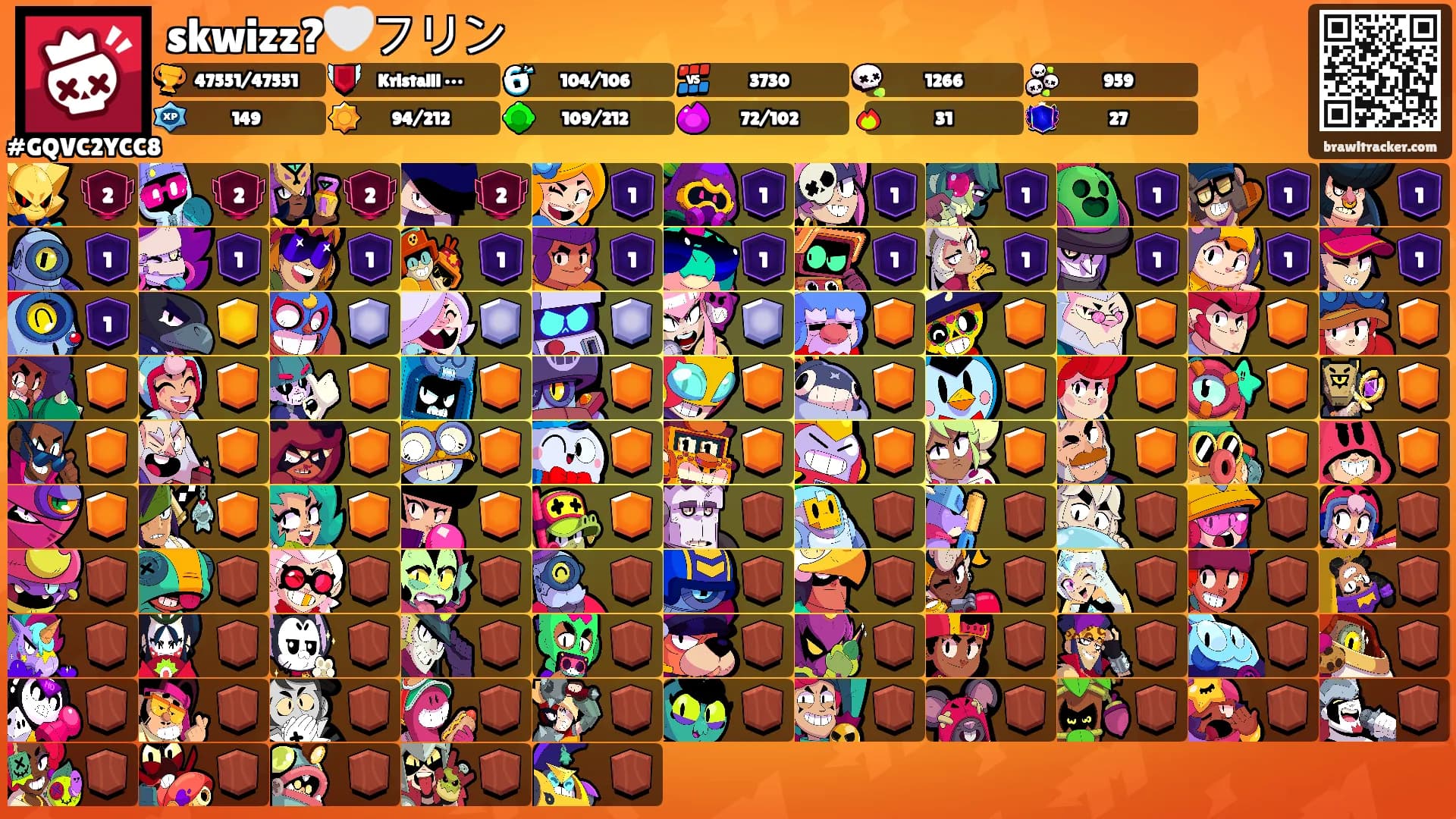 skwizz?🤍フリン's Ranks