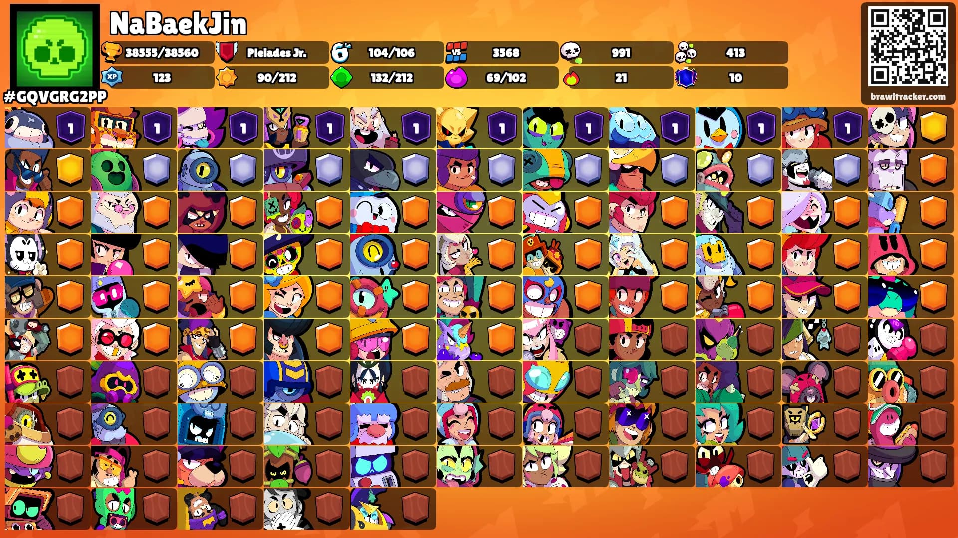 NaBaekJin's Ranks