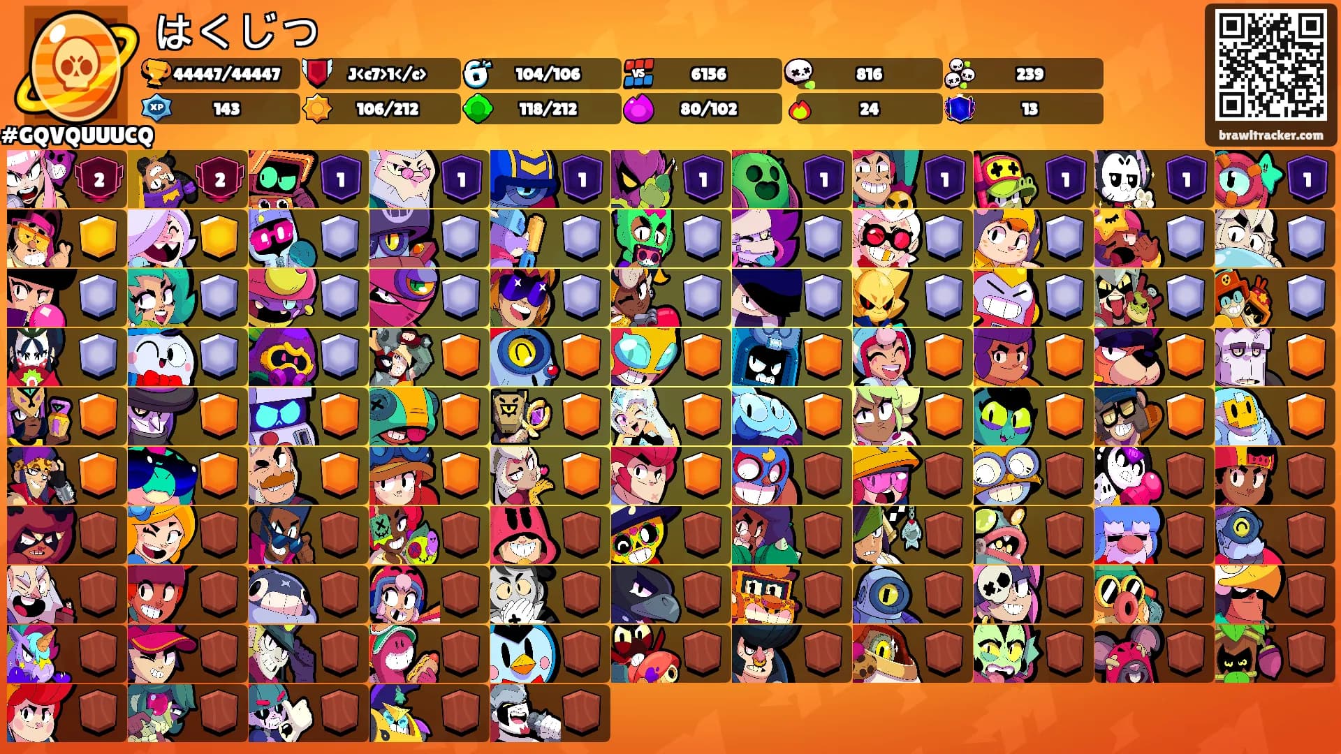 はくじつ's Ranks