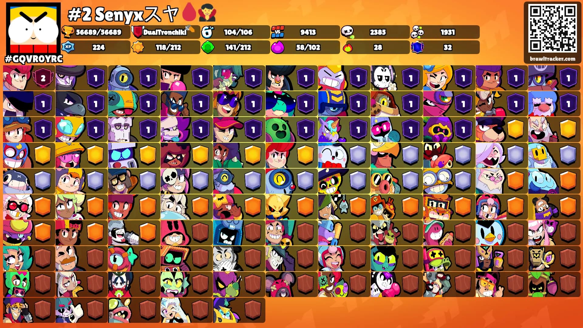 #2 Senyxスヤ🩸🧛's Ranks