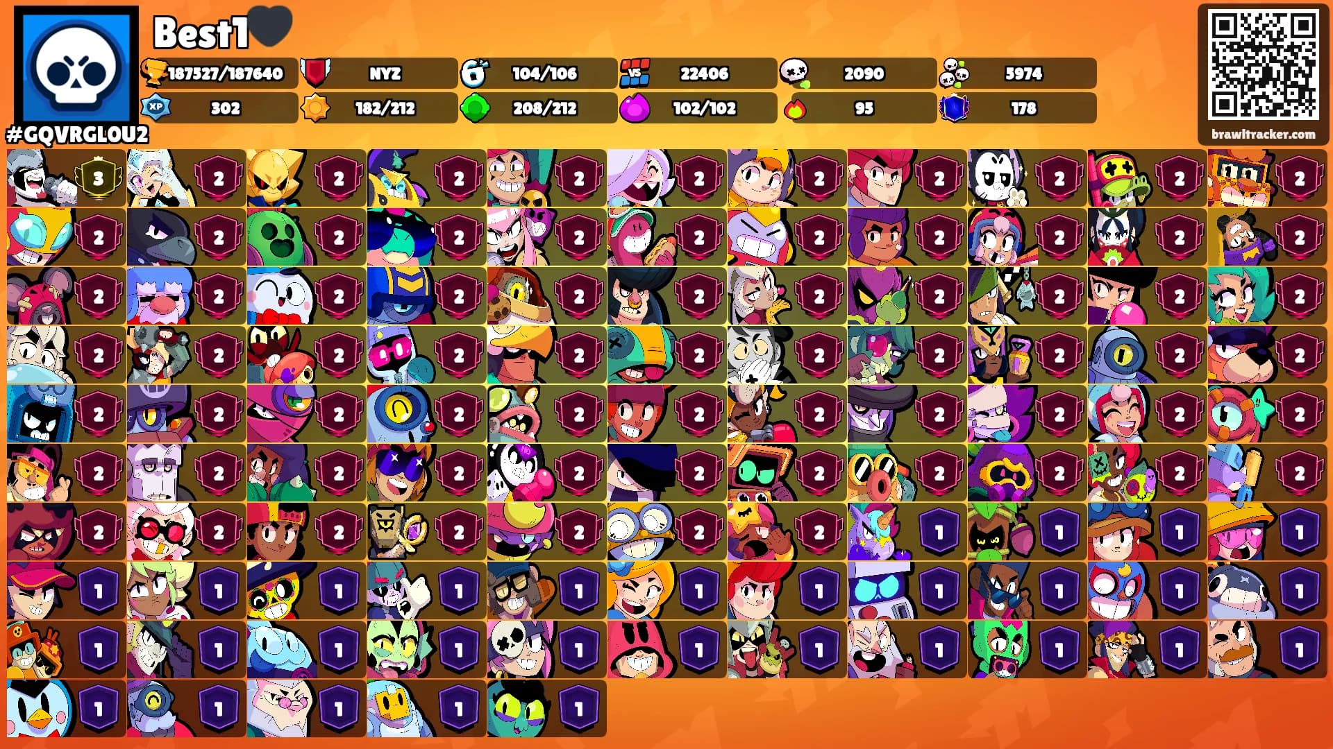 Best1🖤's Ranks