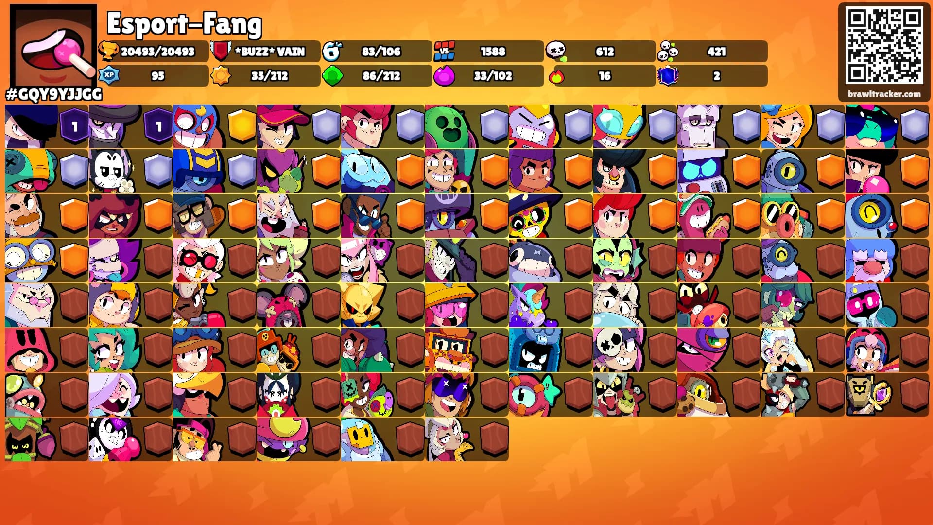 Esport-Fang's Ranks