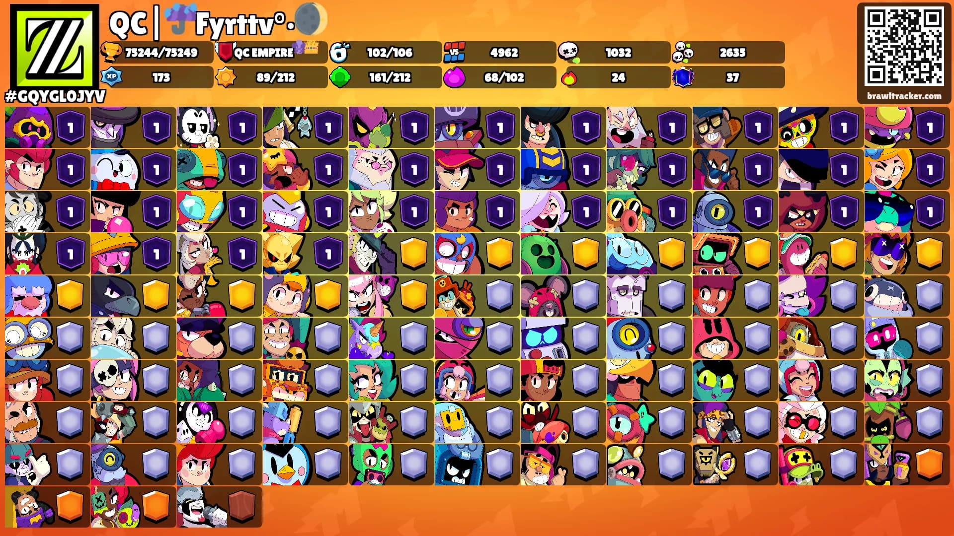 QC|☔️Fyrttv°•🌒's Ranks