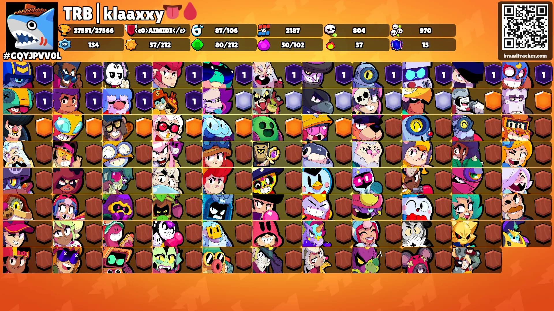 TRB|klaaxxy👅🩸's Ranks