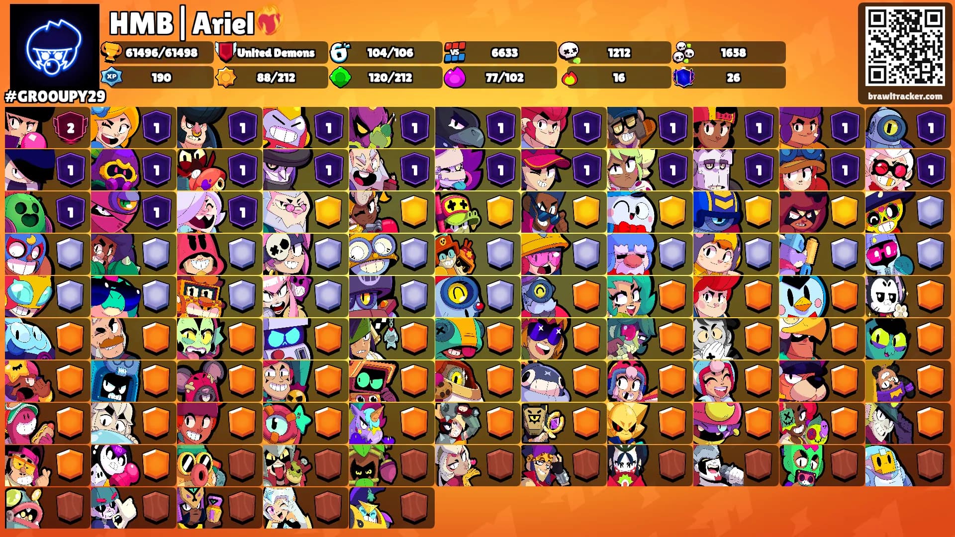 HMB|Ariel❤️‍🔥's Ranks