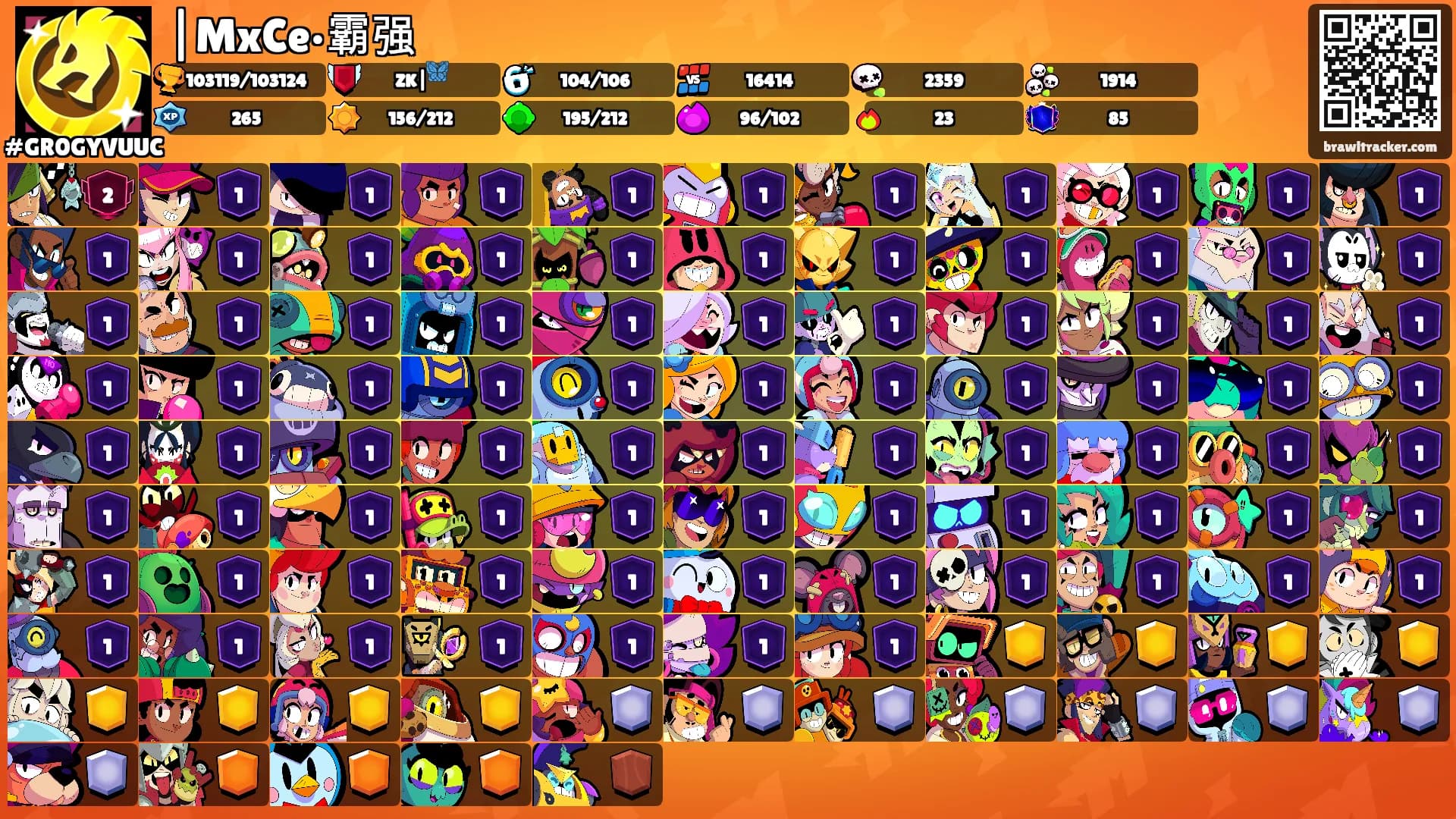 |MxCe•霸强's Ranks