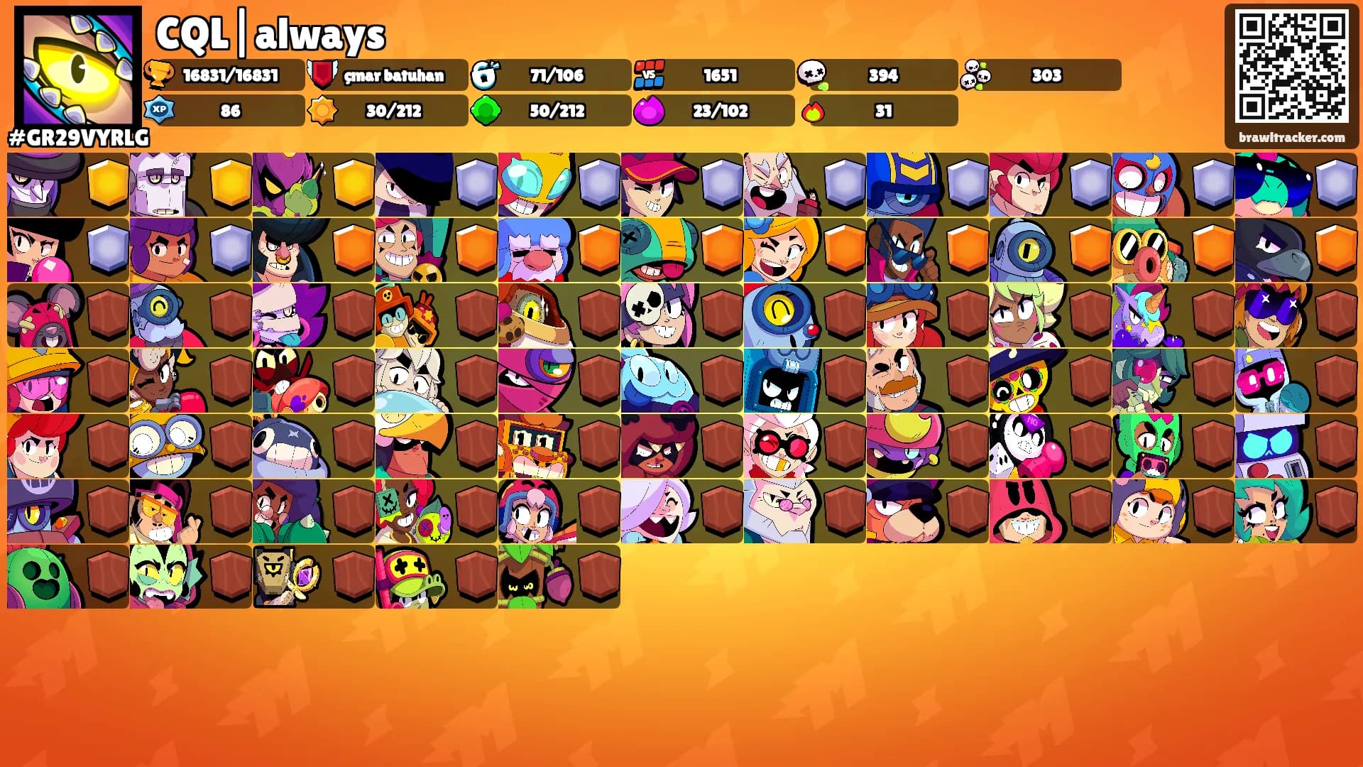 CQL|always's Ranks