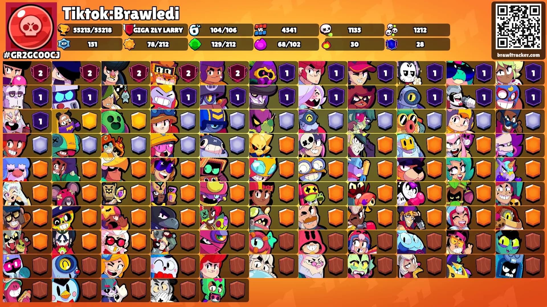 Tiktok:Brawledi's Ranks