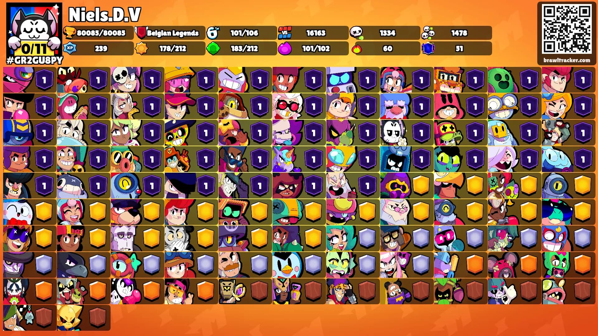 Niels.D.V's Ranks