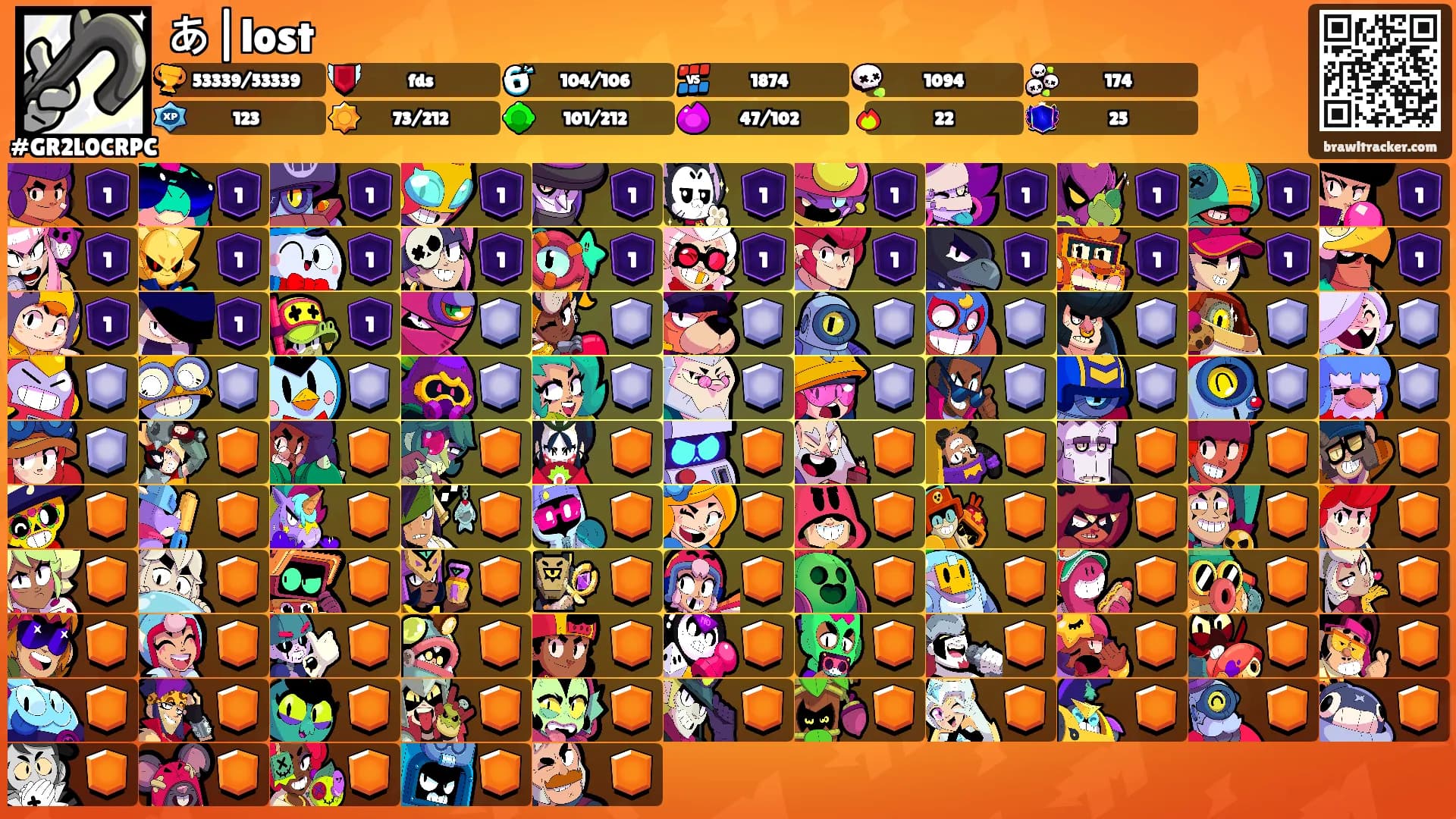 あ|lost's Ranks