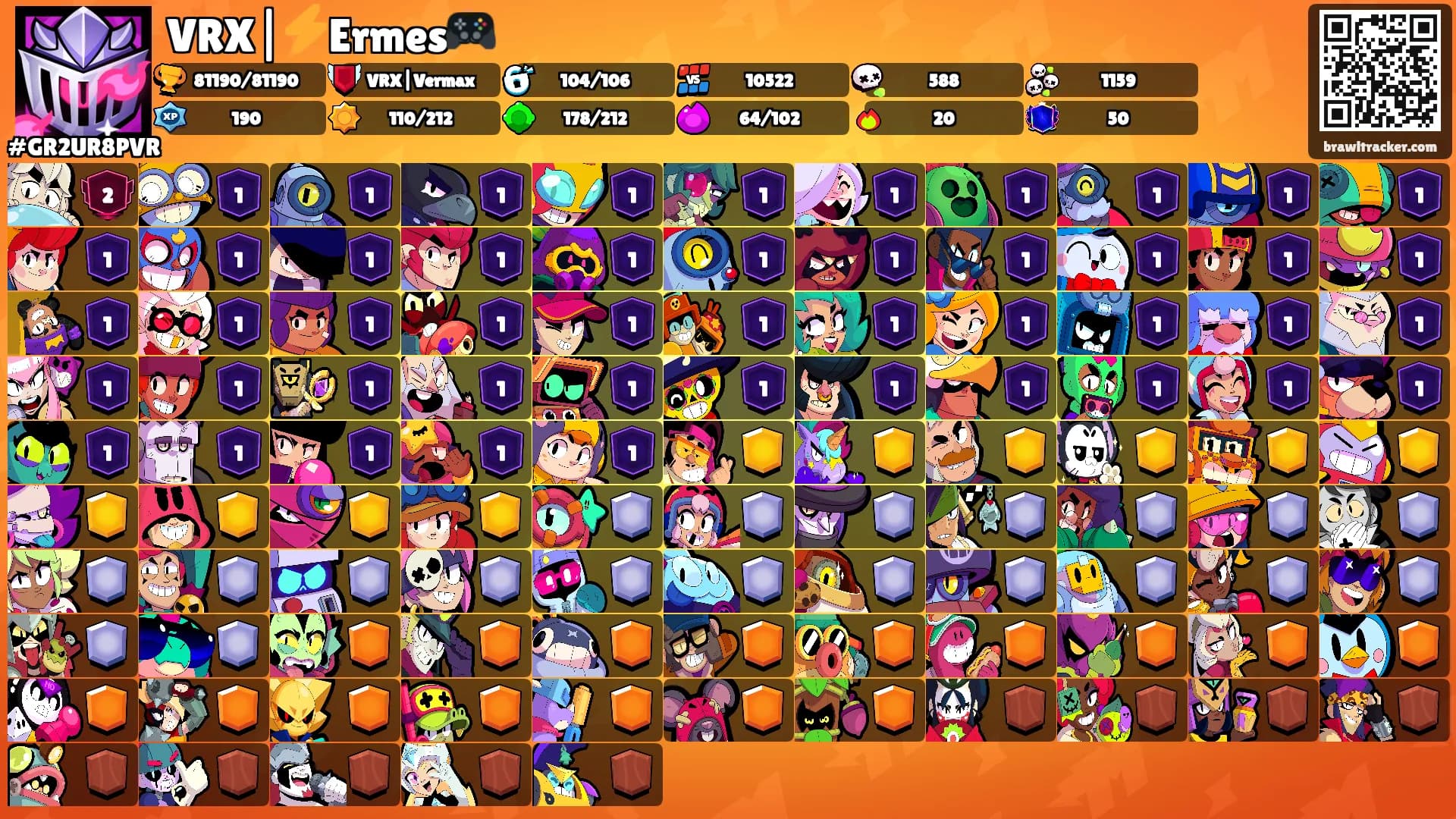VRX|⚡Ermes🎮's Ranks