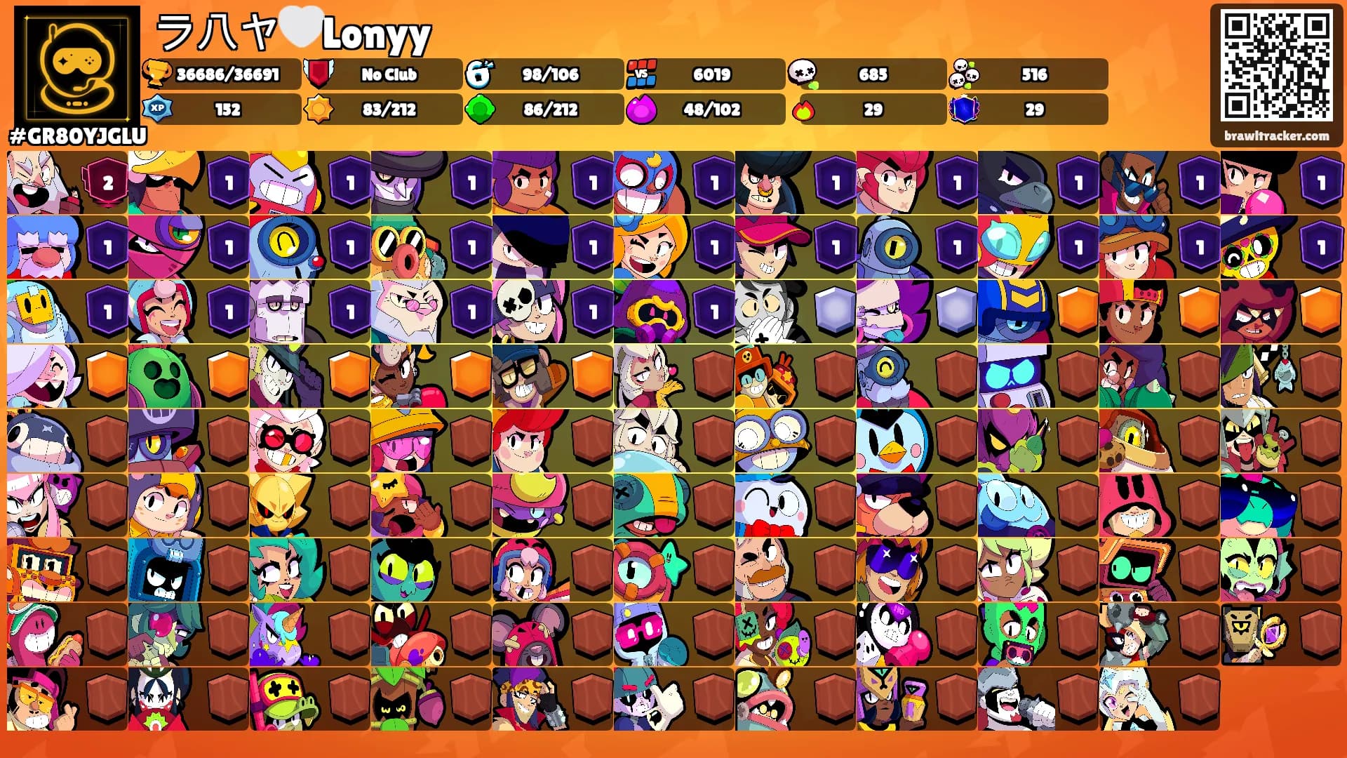 ラ八ヤ🤍Lonyy's Ranks