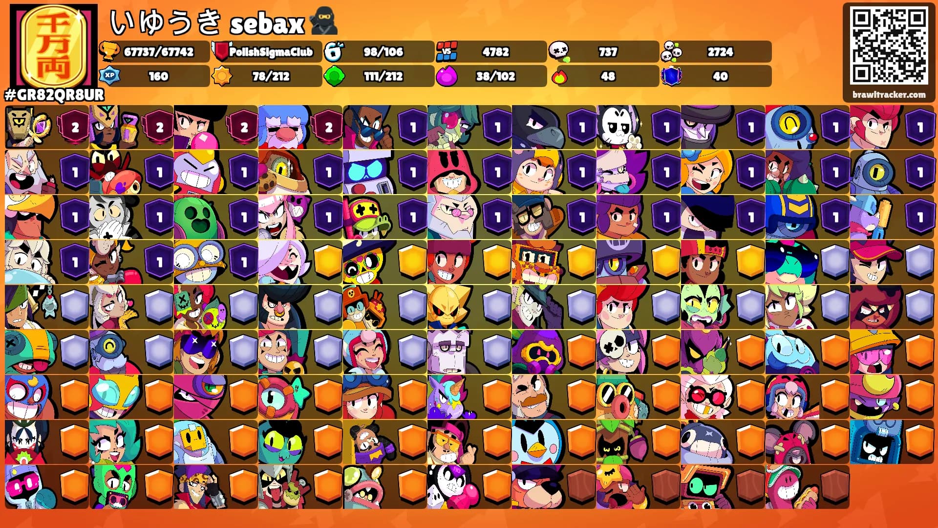 いゆうき sebax 🥷's Ranks