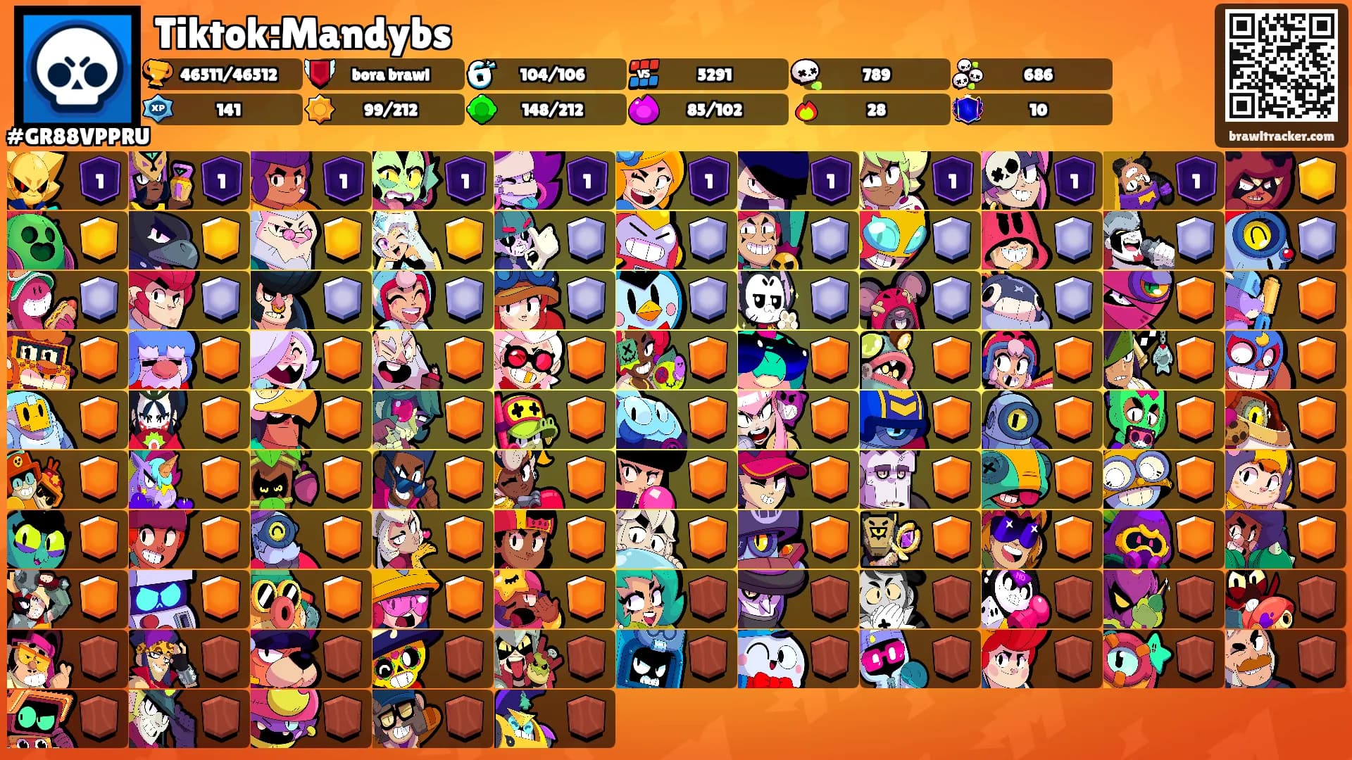 Tiktok:Mandybs's Ranks