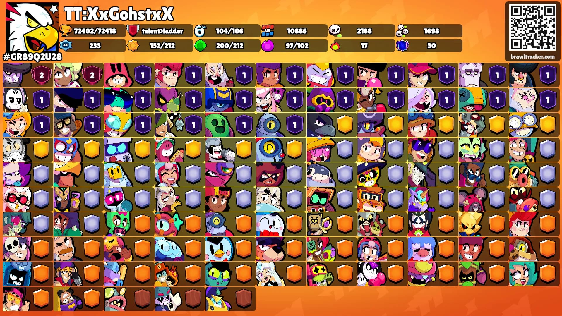 TT:XxGohstxX's Ranks