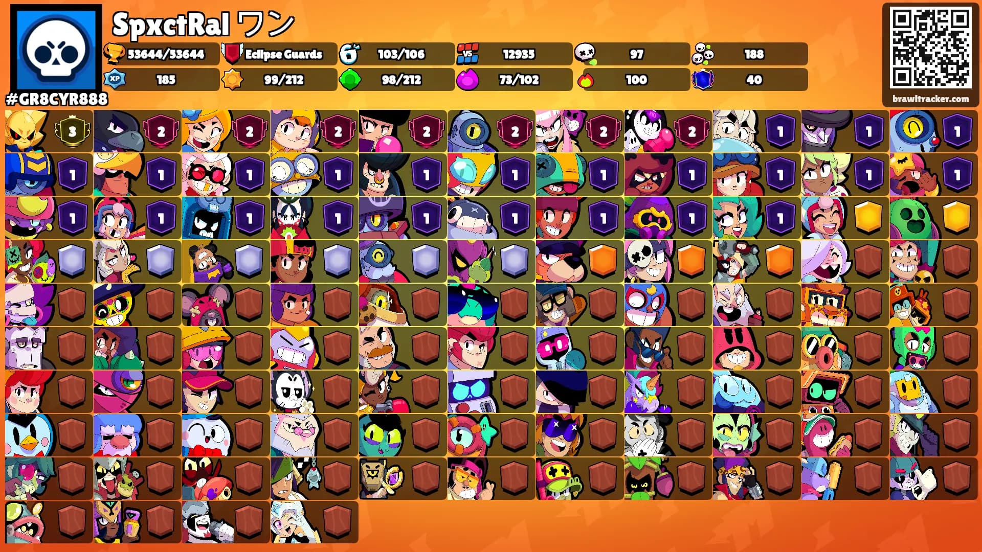 SpxctRal ワン's Ranks