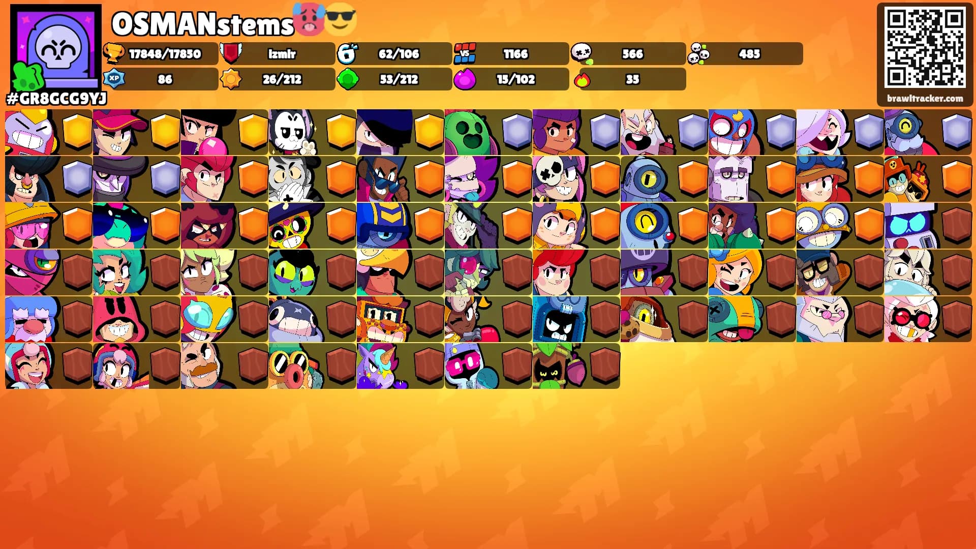 OSMANstems🥵😎's Ranks