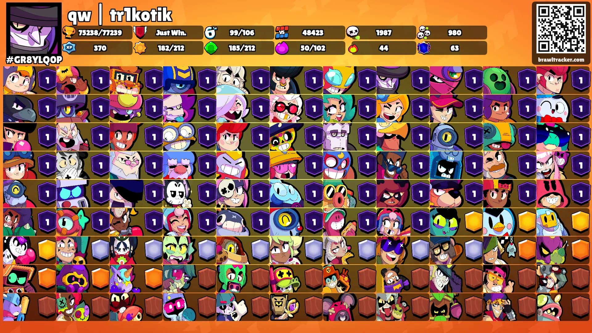 qw | tr1kotik's Ranks