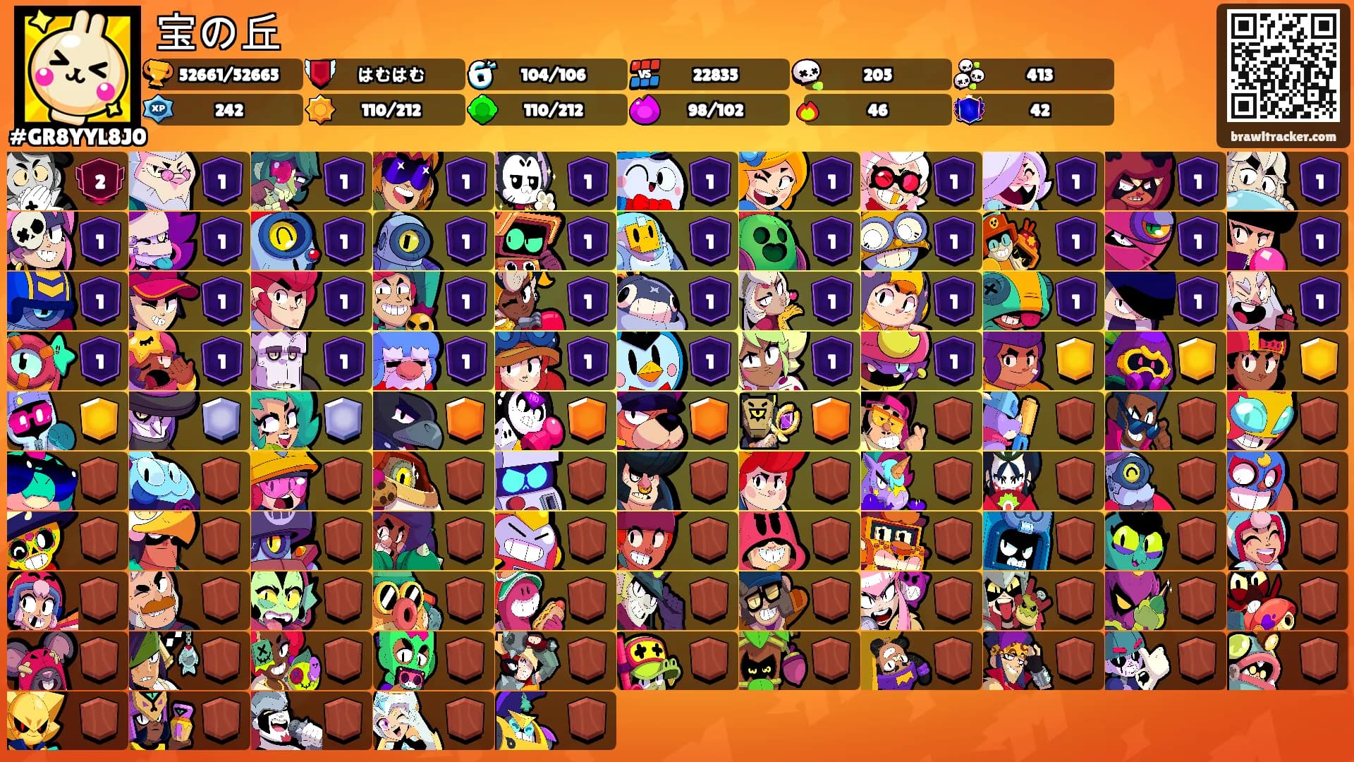 宝の丘's Ranks