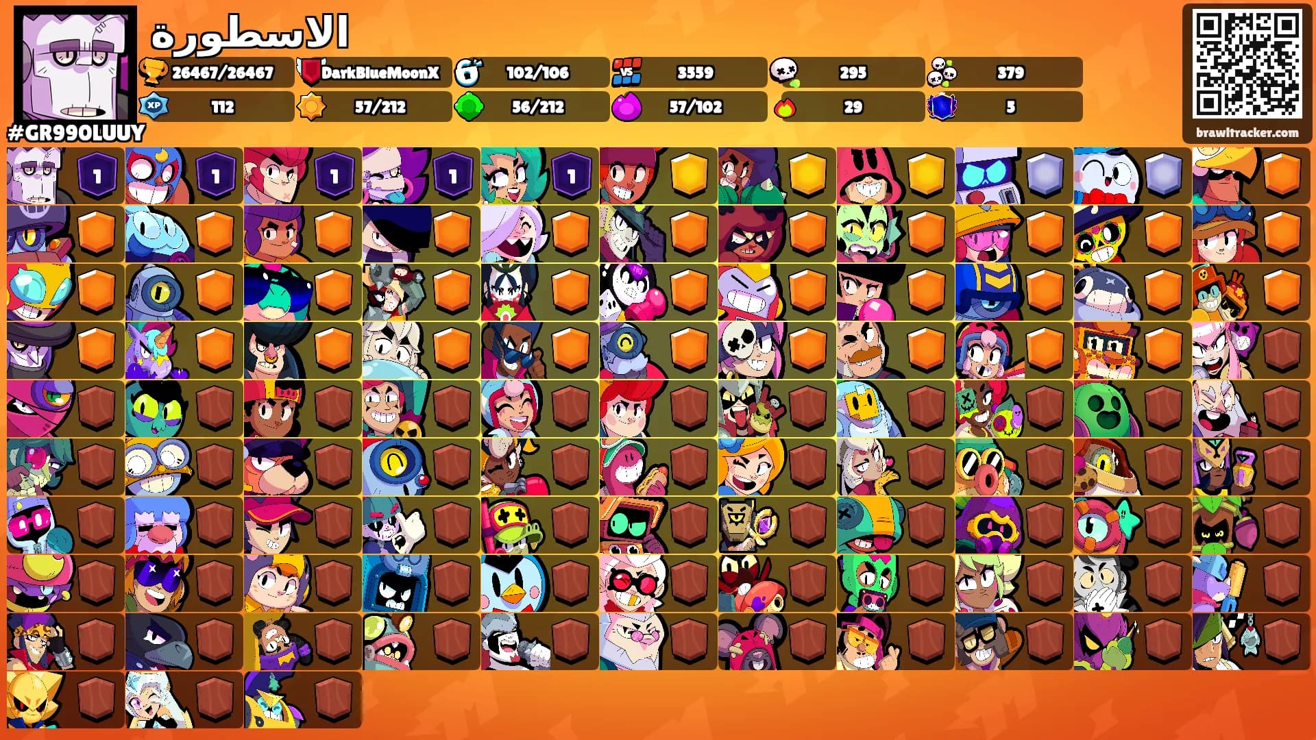 الاسطورة's Ranks