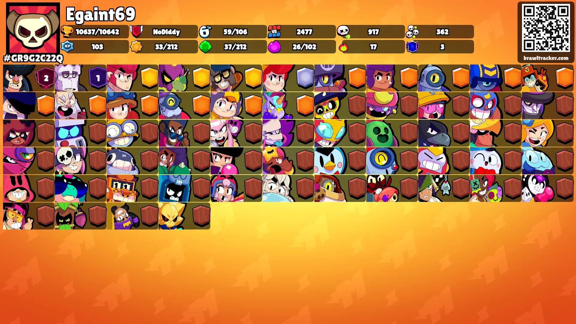 Egaint69's Ranks