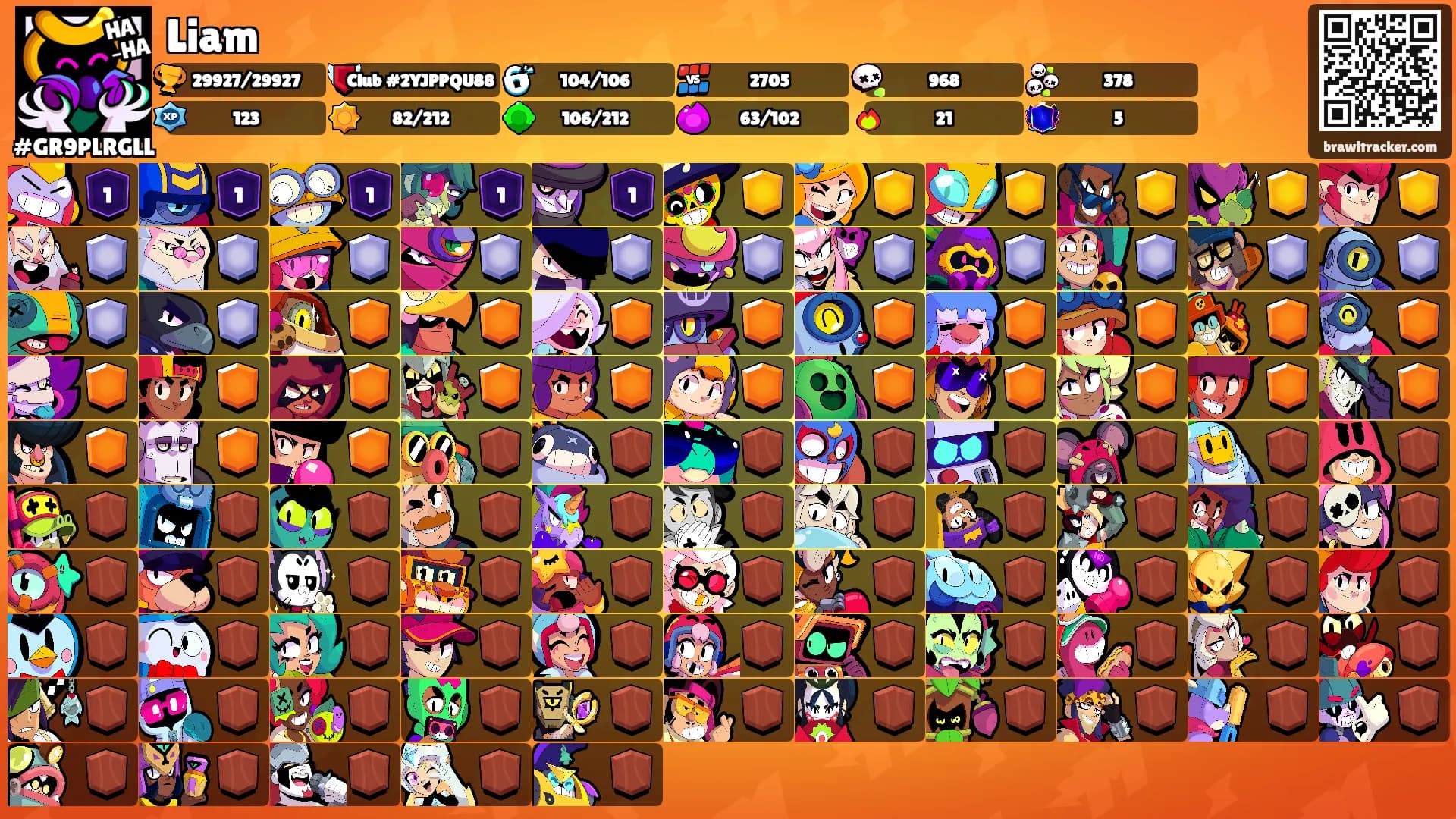 Liam's Ranks
