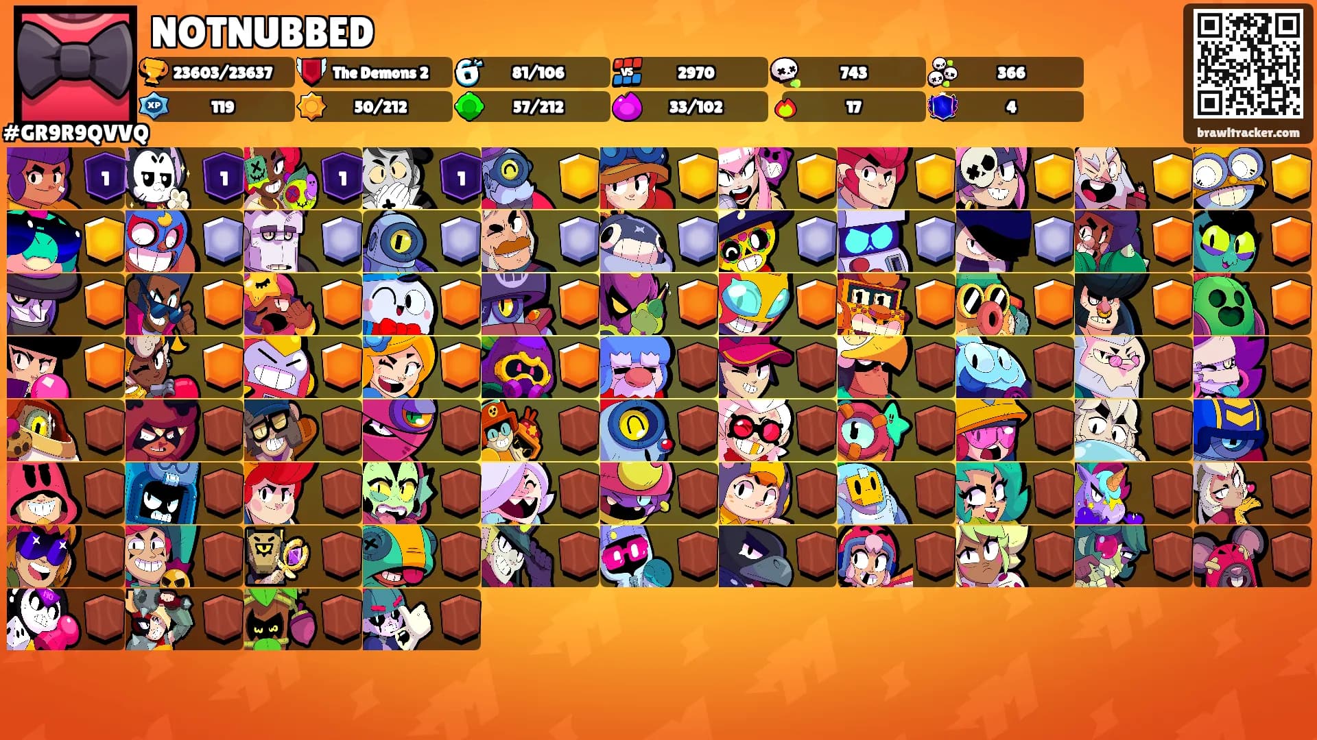 NOTNUBBED's Ranks