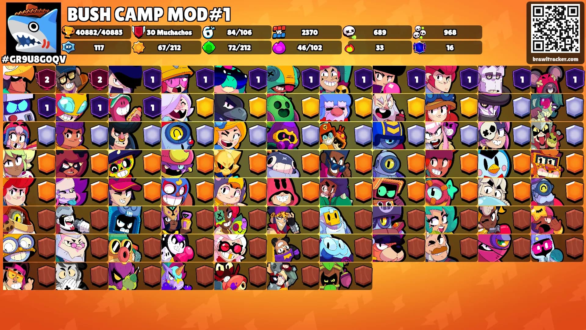 BUSH CAMP MOD#1's Ranks