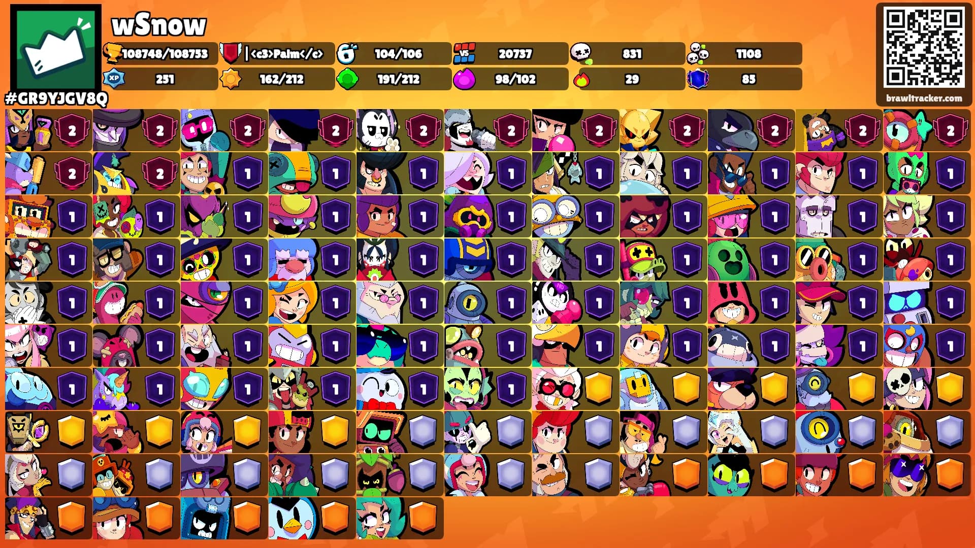 wSnow's Ranks