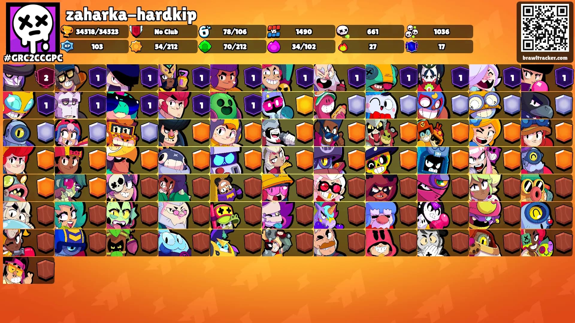 zaharka-hardkip's Ranks