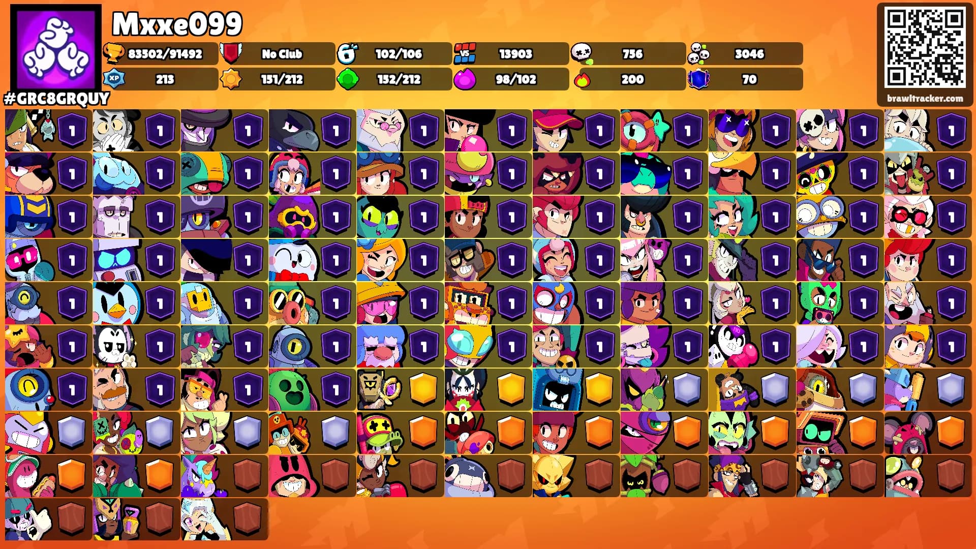 Mxxe099's Ranks