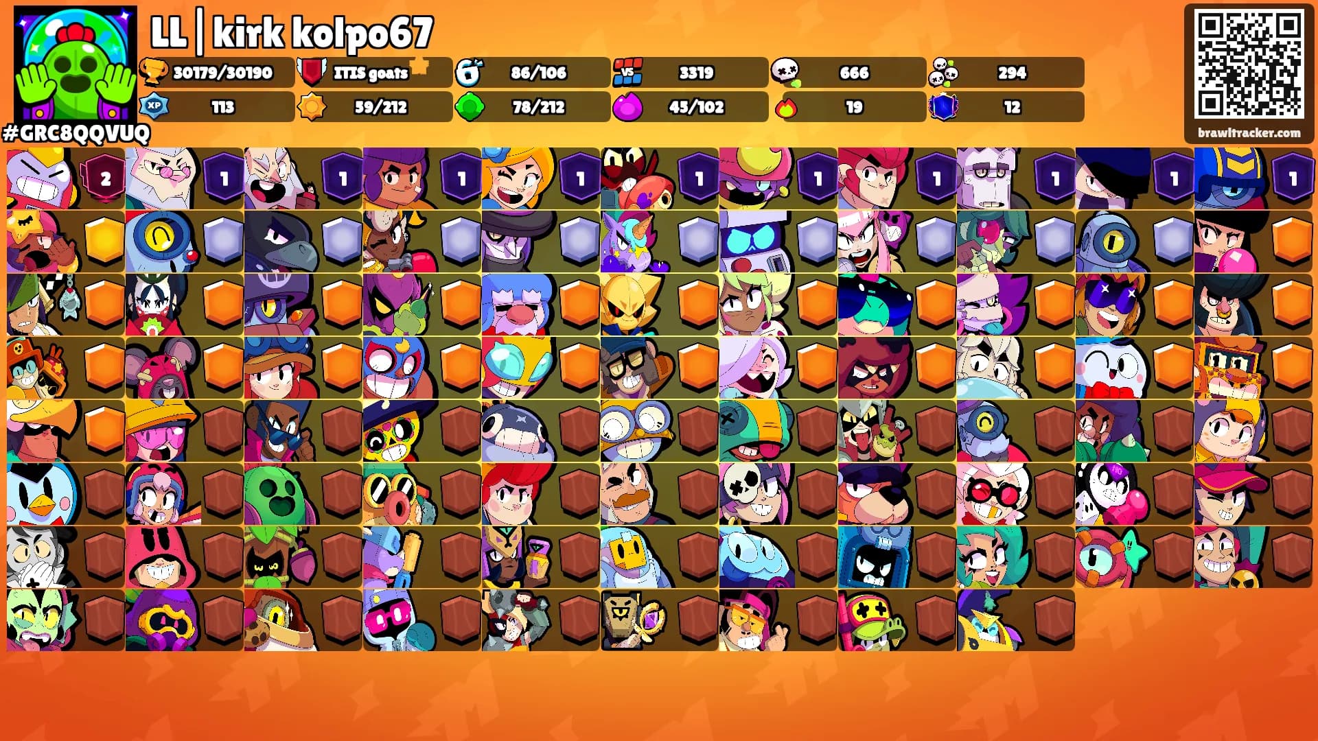 LL|kirk kolpo67's Ranks