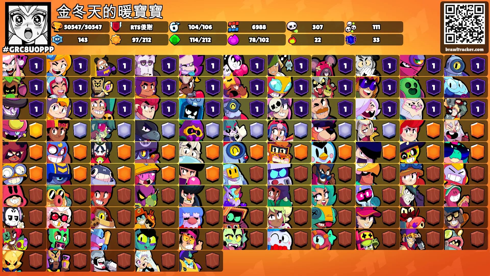 金冬天的暖寶寶's Ranks