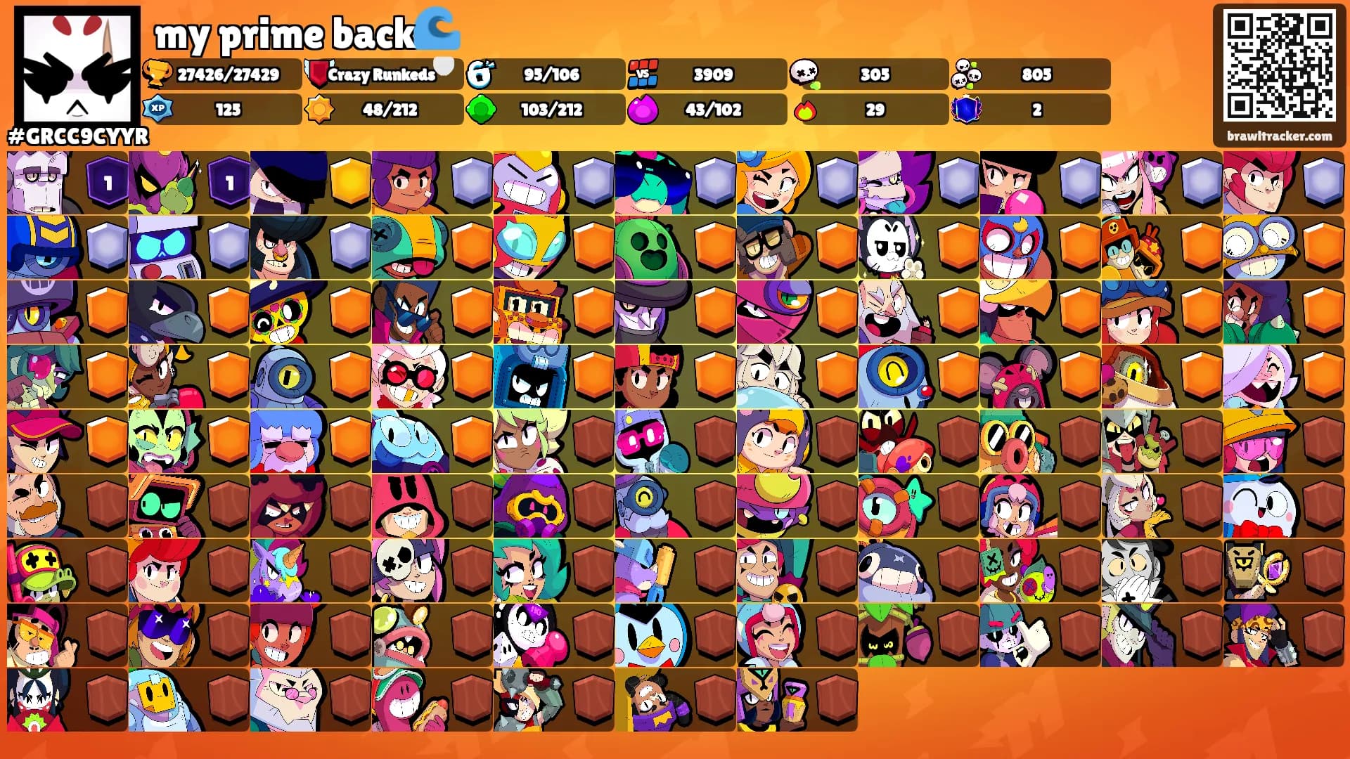 my prime back🌊's Ranks